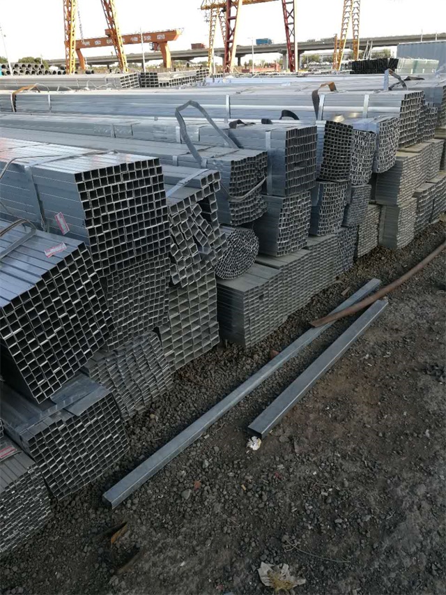 Q235B热浸岑巩岑巩岑巩镀锌无缝方矩管 钢结构专用管材